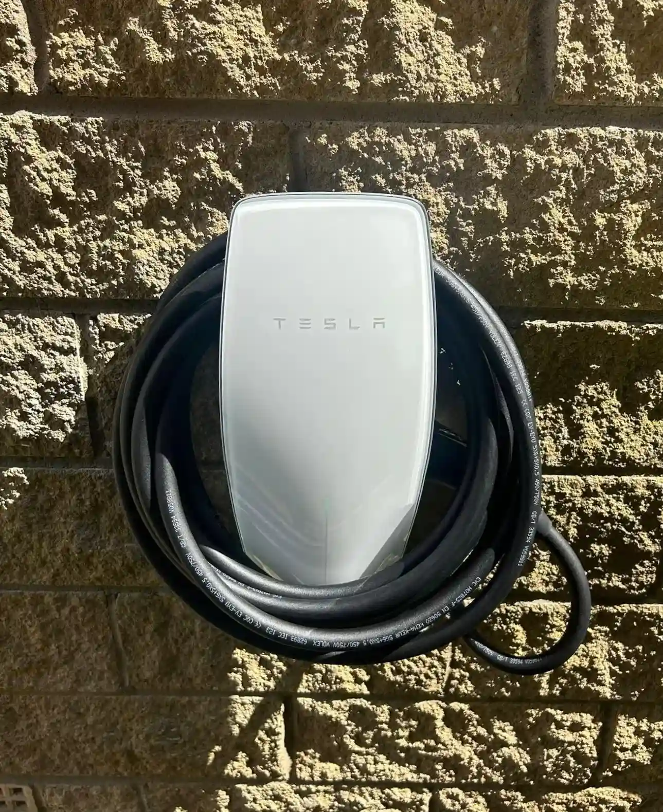 tesla electric vehicle charger installation